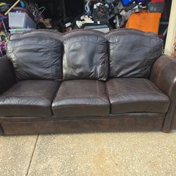 Leather couch