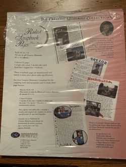 Creative Memories 8 1/2 x 11 Ruled Pages 