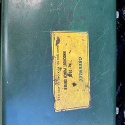 Greenlee Knockout Punch Driver