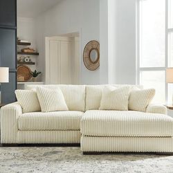 🚚Ask 👉Sectional, Sofa, Couch, Loveseat, Living Room Set, Ottoman, Recliner, Chair, Sleeper. 

✔️In Stock 👉Lindyn Ivory 2-Piece RAF Sofa Chaise