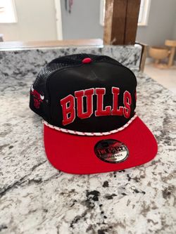 Chicago Bulls NBA New Era Cap The Golfer Snapback Rope Embroidered Logo Letters