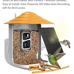 Smart Bird Feeder With HD Camera Wireless