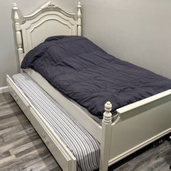 Princess Bed Frame And Trundle 