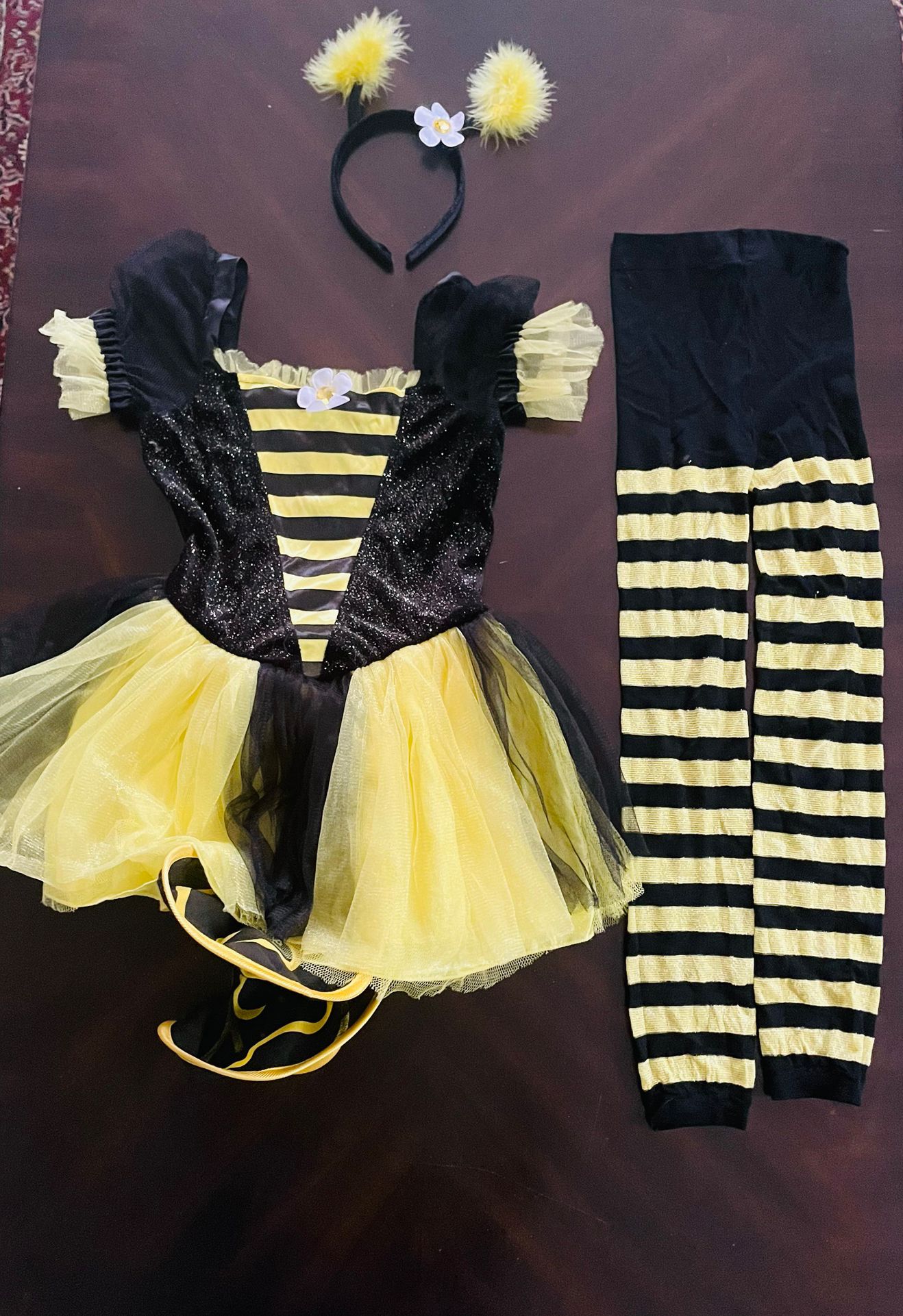 Bumblebee Costume Girls 8-10 Used Dress Up Halloween 