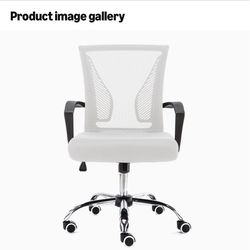 Office /Desk Chair -White Mesh Erogonmic.