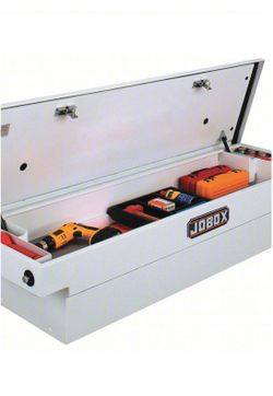 CRESCENT JOBOX Crossover Truck Box: Crossover Truck Box, Single Lid Lid, 71 in Overall Wd, Steel