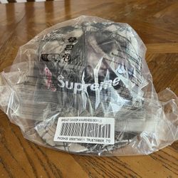 Supreme x New Era Breast Cancer Awareness Box Logo Fitted Hat Size 7 1/2