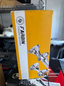 Farbin 4 Trumpet Air Horns Set