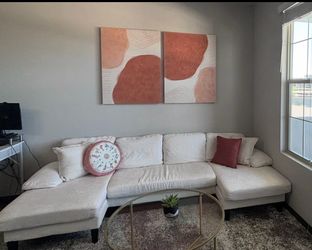 Cream couch
