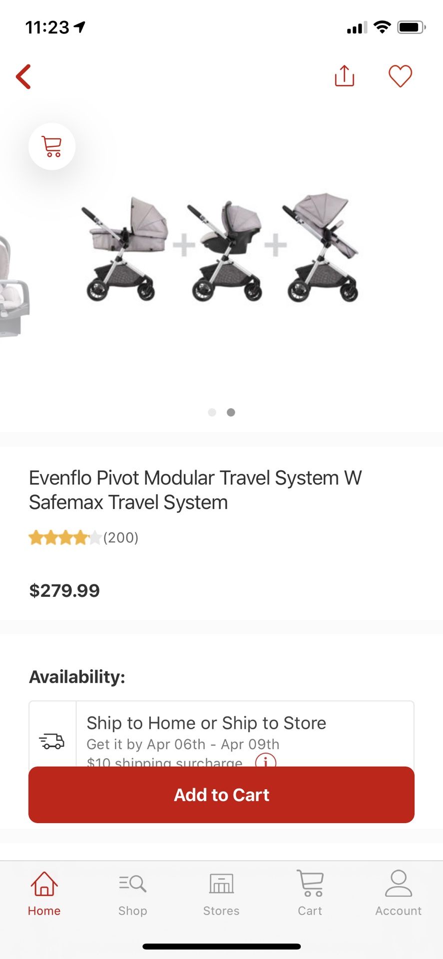 Evenflo stroller $120en buenas condiciones