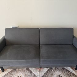 Room Essentials 78” Futon Sofa Gray