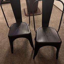 Black chairs