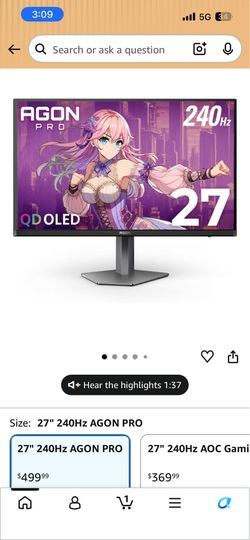 Agon Pro OLED AG276QZD2