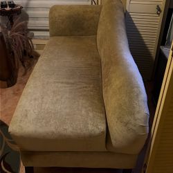 Fainting Couch, Green Velvet