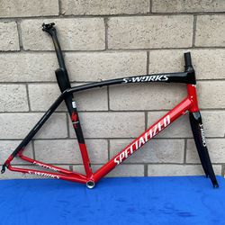 Specialized S-Works Tarmac Carbon ALUMINUM Frame set XL  IN GREAT Condition