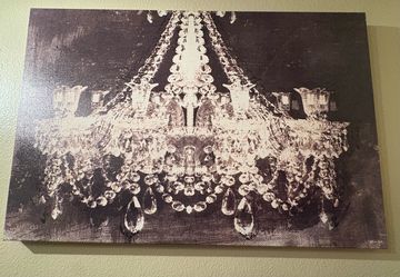 Chandelier (large art on canvas)