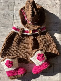 cowgirl baby skirt outfit.