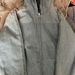 FTP x thrasher hoodie denim
