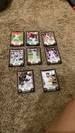 2006 Bowman Baseball Cards Lot - Black Borders