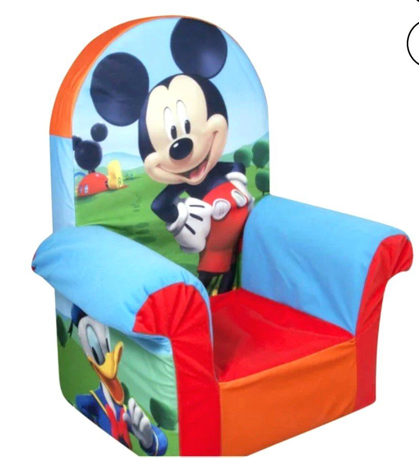Foam  Mickey & Minnie Mouse Children Toddler Marshmallow Soft Chair