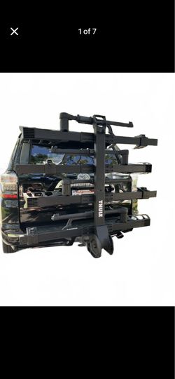 Thule T2 Pro XTR Hitch Rack 4-Bike 2-inch w/ Add-on & Wheels 9034XTR