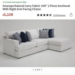 Living Spaces Sectional
