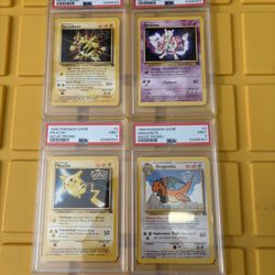 Pokémon WB Promo PSA slabs