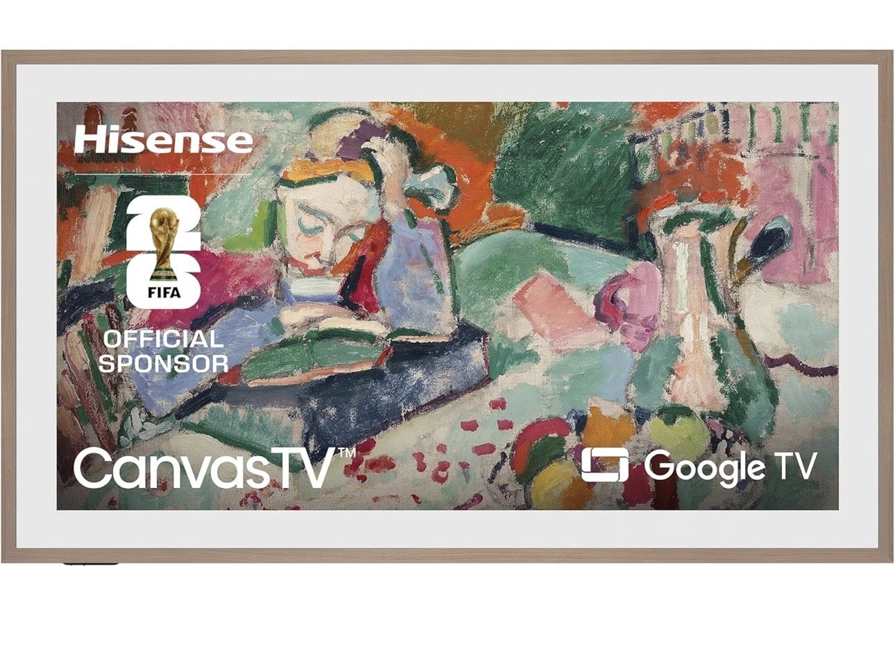 55S7N Brand New Hisense 55” 4K TV QLED CANVASTV ART