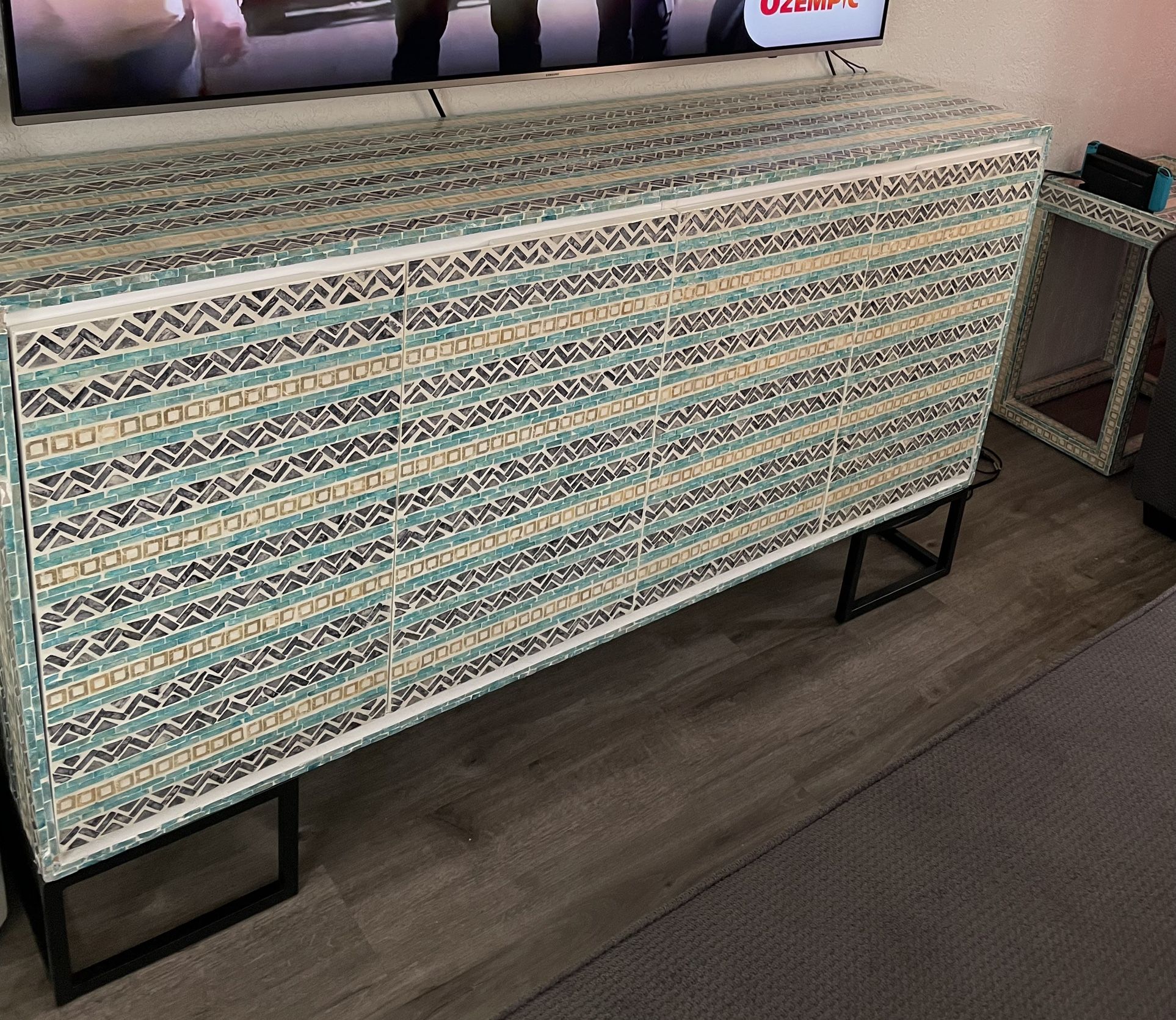Tv Console/dining Console with Matching Side Table