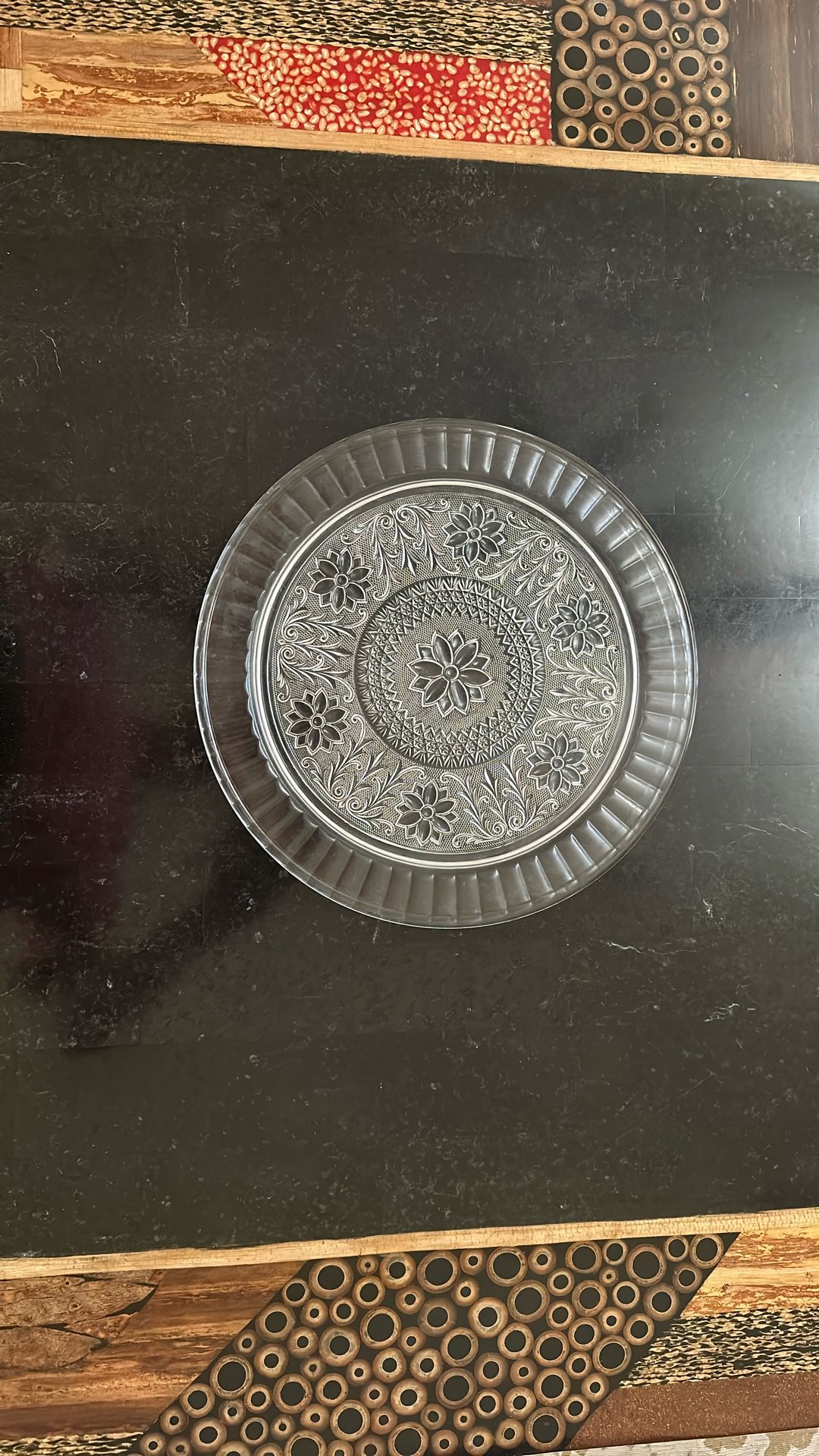 Glass Cake Plate