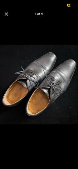 Florsheim Postino Cap Toe Oxford in black leather Size 10.5