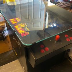 Mrs PAC Man Cocktail Table, 64 Games 