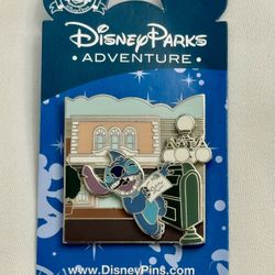 Main Street U.S.A. Connected Series Stitch Mailing a letter Pin