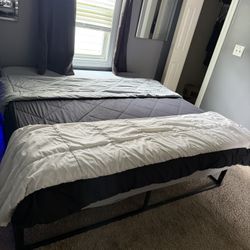 King Size Bed And Frame. Night Stand
