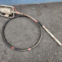 Stow HD Concrete Vibrator W 1-1/2" Head 11' Flexible Shaft