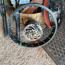 Set Of E Bike Rims And Forks