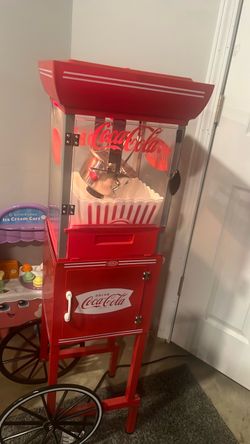 Vintage Coca-Cola popcorn machine