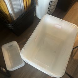 MOVING SALE! 21 Storage Tubs - $50 Must Pick Up