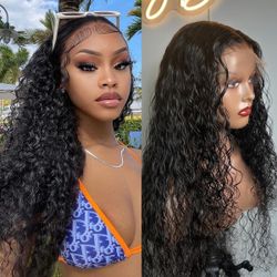 30 Inch Water Wave Wigs Available 13x4
