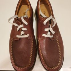 Clark's Artisan Mens Brown Leather Shoes Size 9M