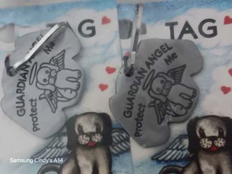 Guardian Angel Pet ID Tags – Set of 2
