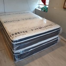 $199 Queen PillowTop Mattress Only Brand New Free Delivery Same Day 