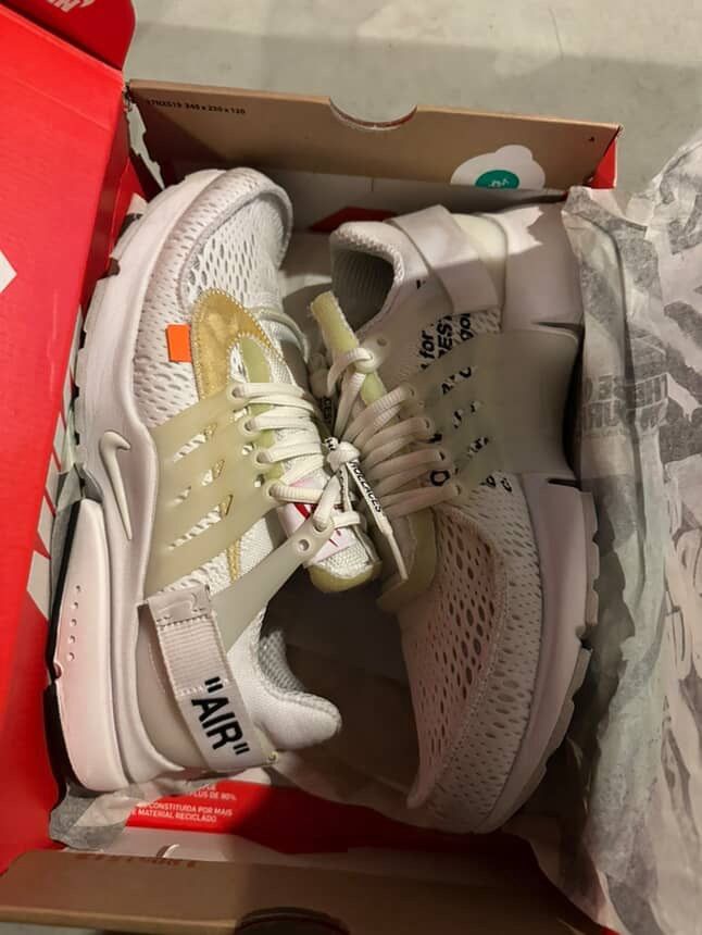 Nike Off White Presto White Size 12 Gently Worn
