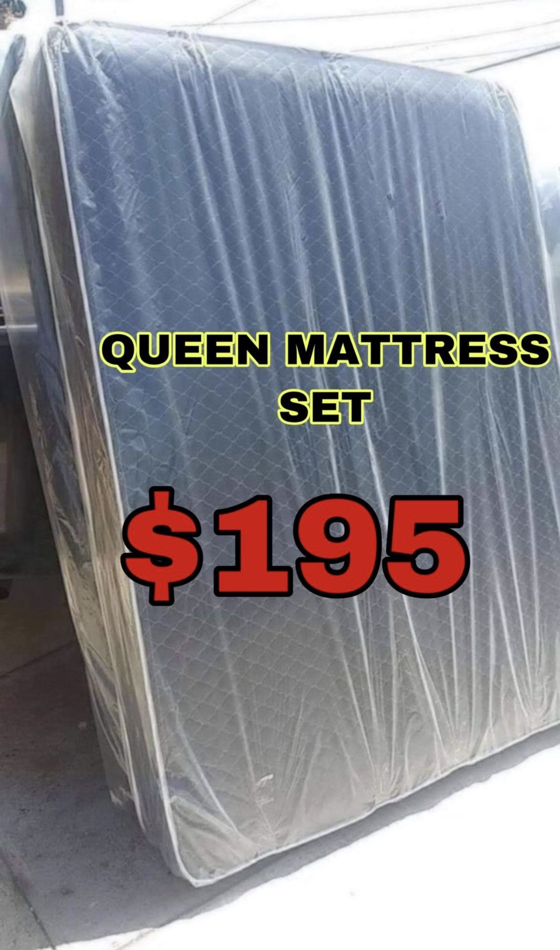 QUEEN MATTRESS AND BOX SPRING