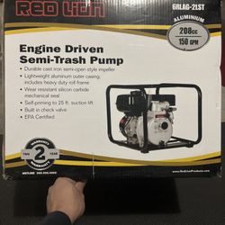 Red Lion Trash Pump NEW