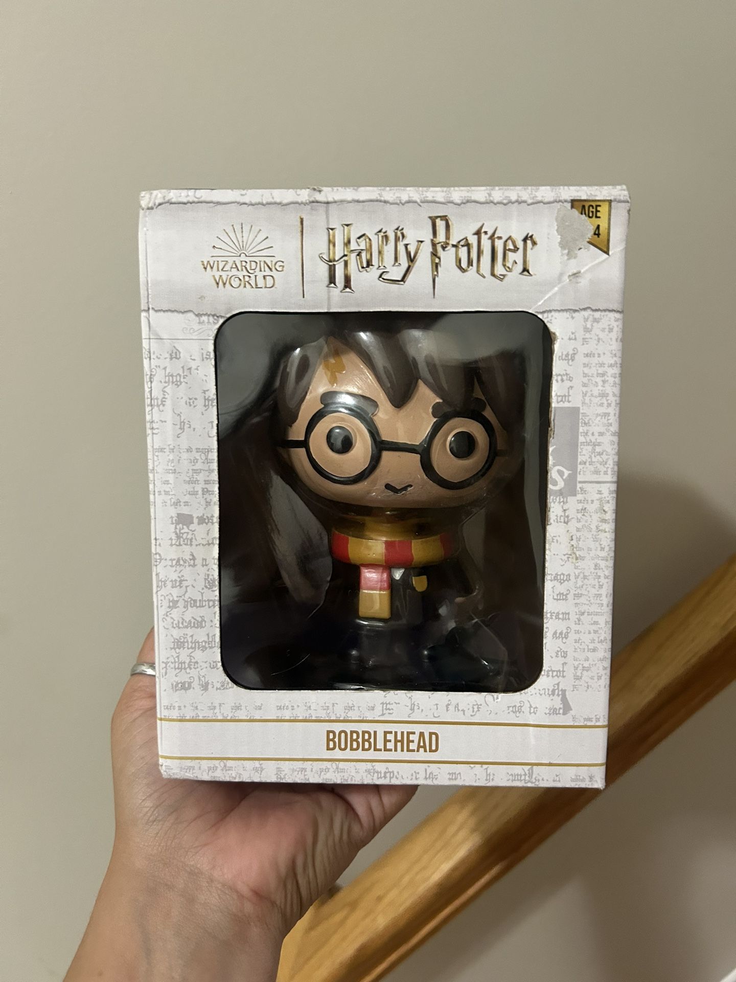 NEW! Rare Harry Potter With Wand Wizarding World Bobblehead By Culturefly