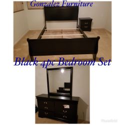Black bedroom set