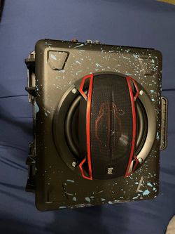 Speaker box with tweeter and loud speaker