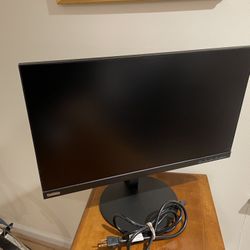 2 Used Monitors With Power Cables 