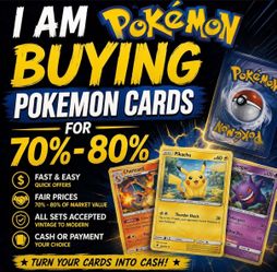 Cash for Pokemon cards